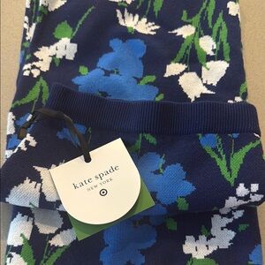 Kate Spade Blue Floral Skirt